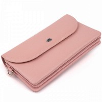 Женский кожаный клатч ST Leather 19323 Розовый