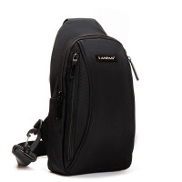 Мужская тканевая сумка-слинг Lanpad 35005 black