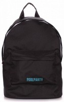 Молодежный рюкзак из ткани Poolparty eco-backpack-black