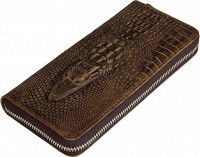 Кожаная мужская коричневая барсетка Vintage 14462