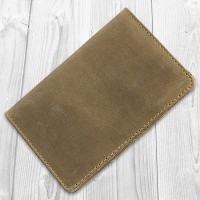 Обложка-органайзер для документов из кожи HiArt AD-01 Shabby Olive