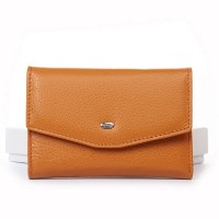 Женский кожаный кошелек Classik  DR. BOND WN-23-18 yellow