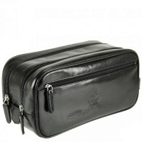 Мужской кожаный несессер Visconti MZ100 Naples (black)