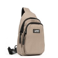 Мужская тканевая сумка-слинг Lanpad 86803 khaki мал