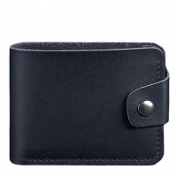 Кожаный кошелек BlankNote 4.3 темно-синий bn-pm-4-3-navy-blue