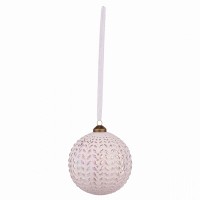 Шар новогодний Yes! Fun d-10 см, белый 973851