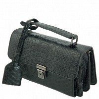 Черная сумочка из PU кожи TRAUM 7211-70