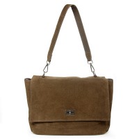 Женская замшевая сумка ALEX RAI DSWR·6A khaki