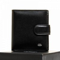 Кожаный мужской кошелек Classic DR. BOND M3827 black