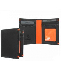 Мужской бумажник Visconti AP-60 - THUN (BLACK/ORANGE)