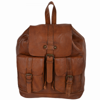 Мужской кожаный рюкзак Ashwood 7990 Rust
