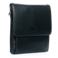 Мужская кожаная сумка через плечо BRETTON 5190-4 black