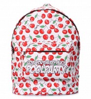 Женский текстильный рюкзак POOLPARTY backpack-cherry