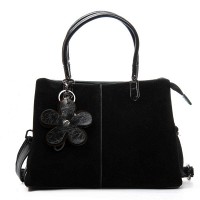 Женская замшевая сумка ALEX RAI 385 black
