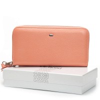 Женский кожаный кошелек Bright DR. BOND W39 pink purple