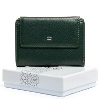 Женский кожаный кошелек Bright DR. BOND WS-31 green