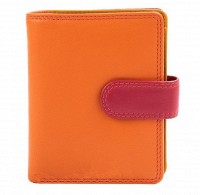 Женский кожаный кошелек Visconti RB40 Bali c RFID (Orange Multi)