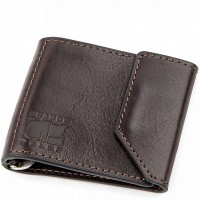 Мужской кожаный зажим для купюр GRANDE PELLE 11150