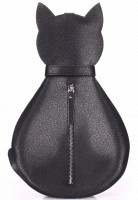 Женский кожаный рюкзак Poolparty leather-cat-backpack