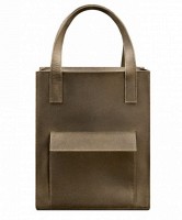 Женская кожаная сумка шоппер Бэтси с карманом BlankNote темно-коричневая BN-BAG-10-1-O