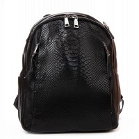 Женская кожаный рюкзак ALEX RAI 8907-9 black