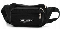 Сумка на пояс, бананка Wallaby 2907-1 blaсk