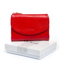 Женский кожаный кошелек Bright DR. BOND WS-239 red