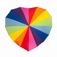 Зонт женский механический Fulton L909- Heart Walker-1 Rainbow