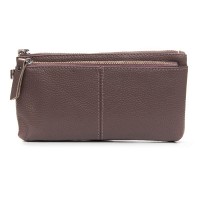 Женская кожаная косметичка Cosmetic bag A-00276-3 purple