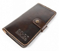 Мужское портмоне ручной работы из кожи BOGZ Long+ A D.Brown P14M3M6S2