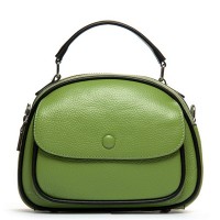 Женский молодежный кожаный клатч ALEX RAI 29052 apple green