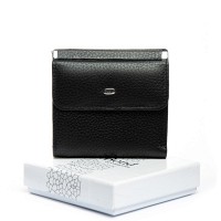 Женский кожаный кошелек Bright DR. BOND WS-33 black