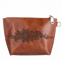 Косметичка из кожи HiArt CB-01 Crystal Ginger Mehendi Classic