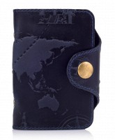 Картхолдер из кожи HiArt CH-03 Shabby Ink 7 wonders of the world