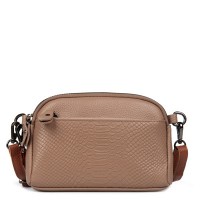 Женский молодежный кожаный клатч ALEX RAI 19204 khaki