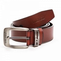 Мужской кожаный ремень DS-3733 light-brown