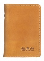 Обложка для документов из кожи HiArt AD-03 Shabby Honey