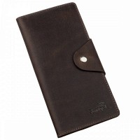 Мужской кошелёк из винтажной кожи SHVIGEL 16180