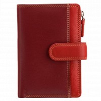 Женский кожаный кошелек Visconti RB97 Red Multi