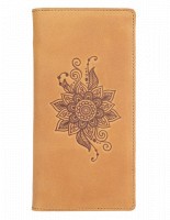 Кожаное портмоне Hi Art Mehendi Classic WP-05-S18-0935-T006