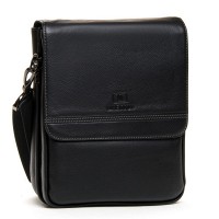 Мужская кожаная сумка через плечо BRETTON 5317-4 black