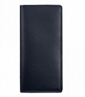 Кожаное портмоне-купюрник BlankNote 11.0 темно-синее Краст BN-PM-11-NAVY-BLUE