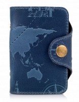 Картхолдер из кожи HiArt CH-03 Shabby Lagoon 7 wonders of the world