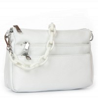 Женская кожаная сумка ALEX RAI 3011 white