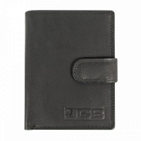 Английский мужской кожаный кошелек JCB NC36MN Black (Черный)