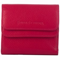 Кожаный женский кошелек Smith and Canova 28611 Haxey (Fuchsia)