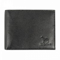 Английский кожаный мужской кошелек Ridgeback JBNC 35 Black (Черный)