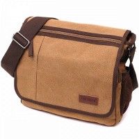 Мужская тканевая сумка через плечо для ноутбука 13" Vintage 22201
