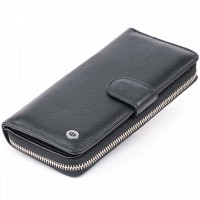 Мужской кожаный кошелек ST Leather 19300 Черный