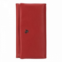 Женский кожаный кошелек Visconti CM72 Greta (Red/Rhumba)